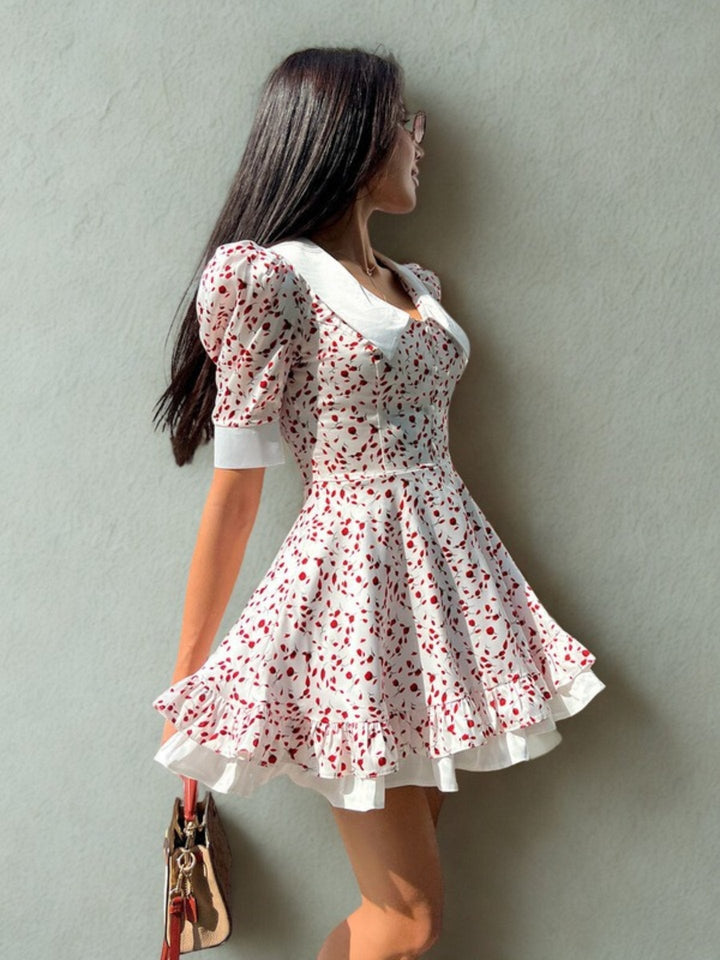 Vintage Summer A-Line Dress – Casual Wedding Dress