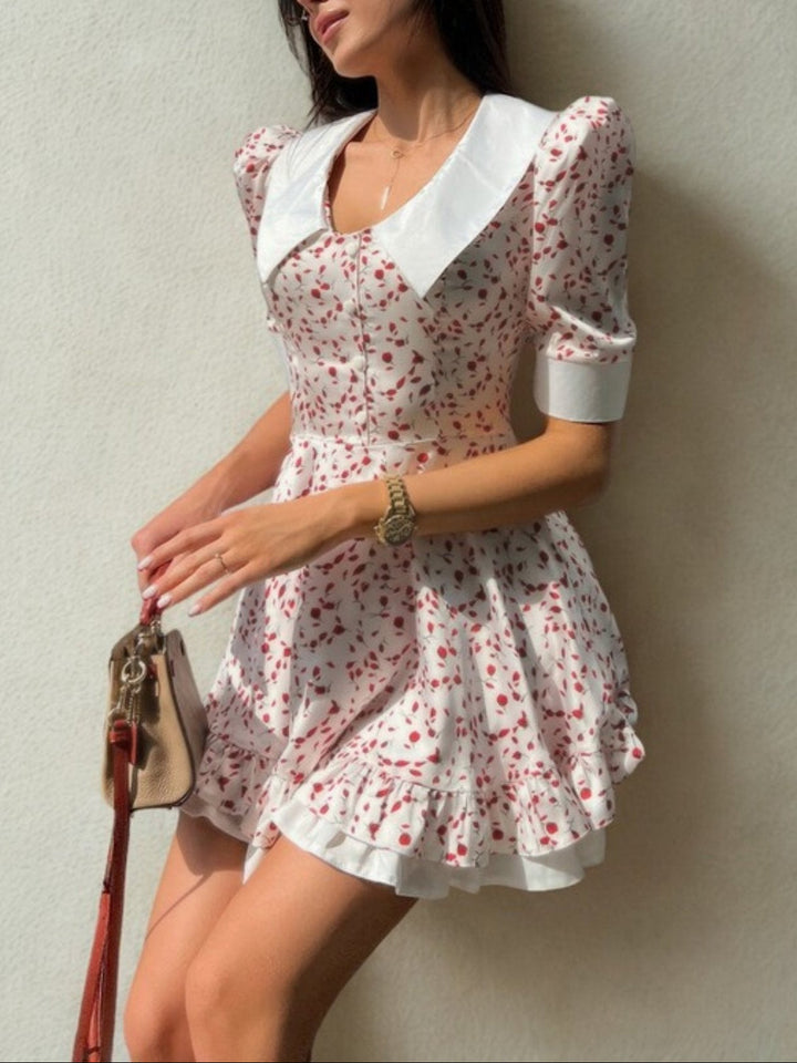 Vintage Summer A-Line Dress – Casual Wedding Dress