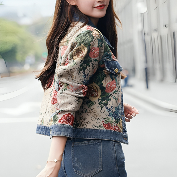 Bridget | Button-Front Denim Jacket for Women