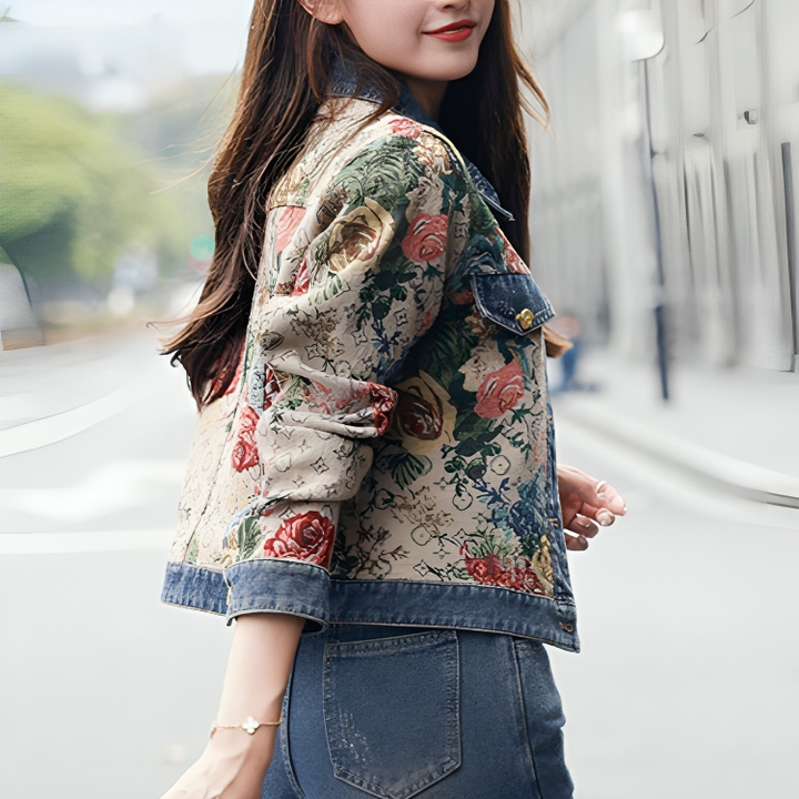 Bridget | Button-Front Denim Jacket for Women