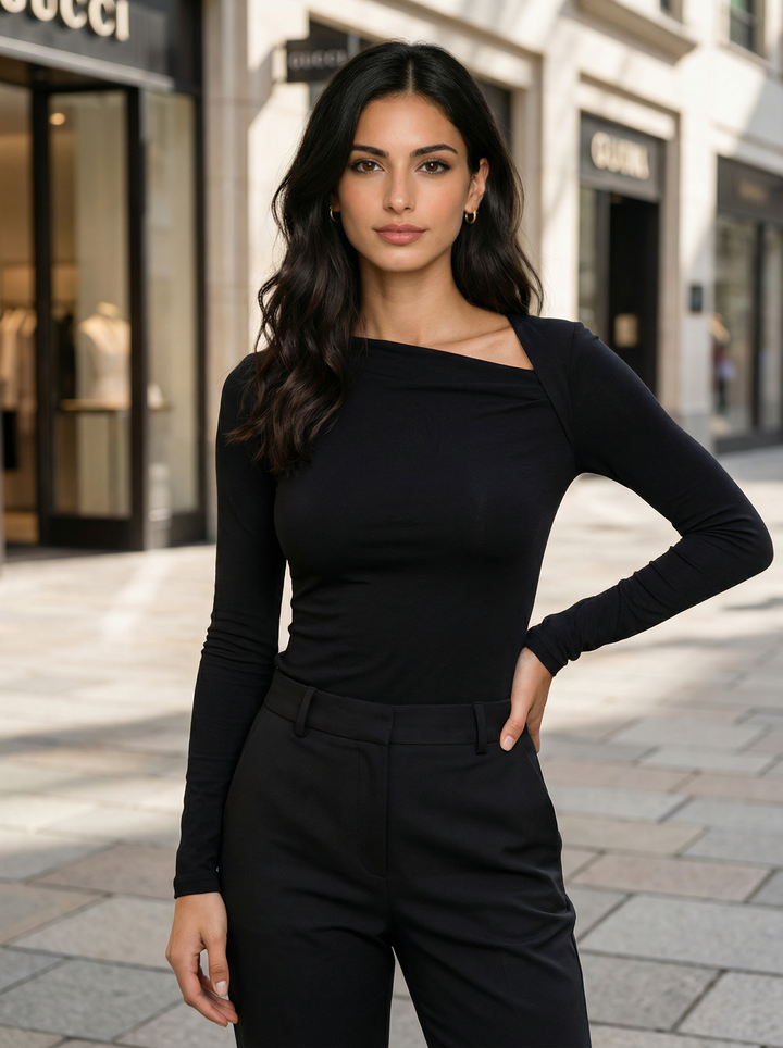 Marlene | Ribbed Knit Top for Women