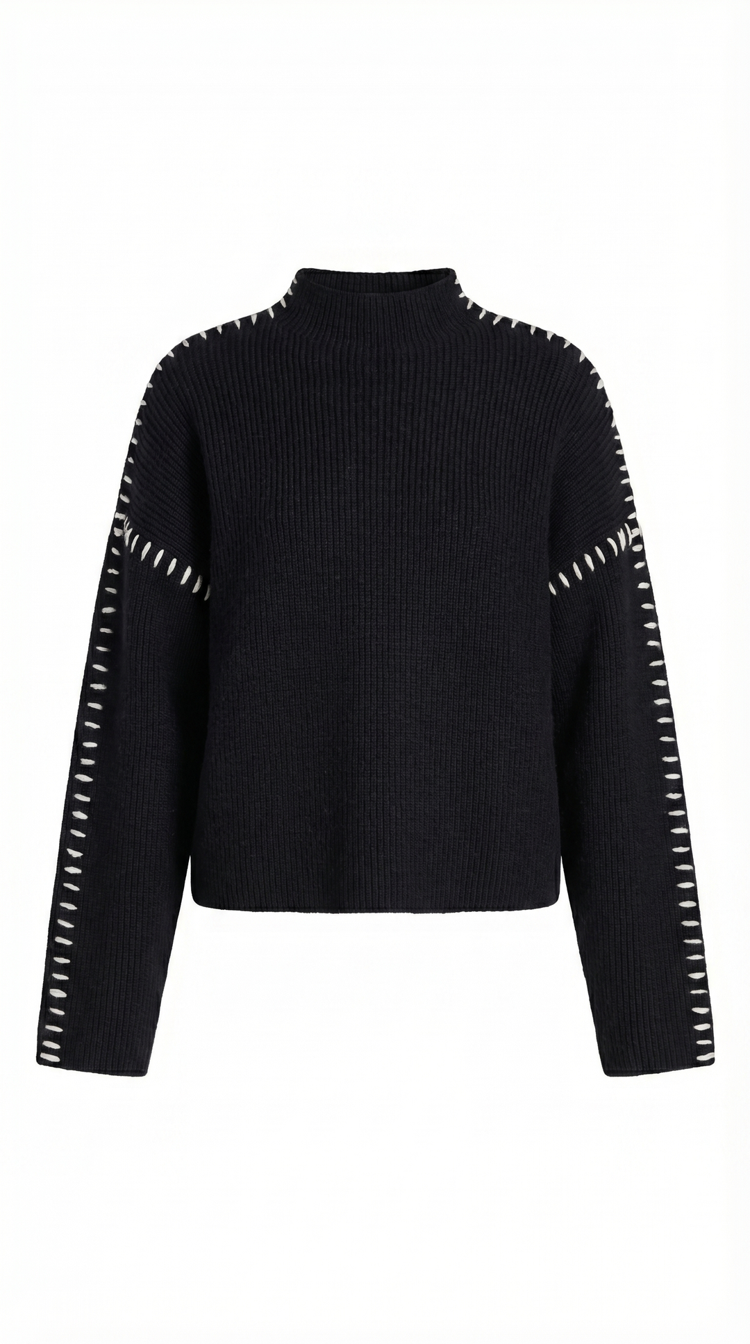 Wendy | Oversized Mock Neck Sweater for Women