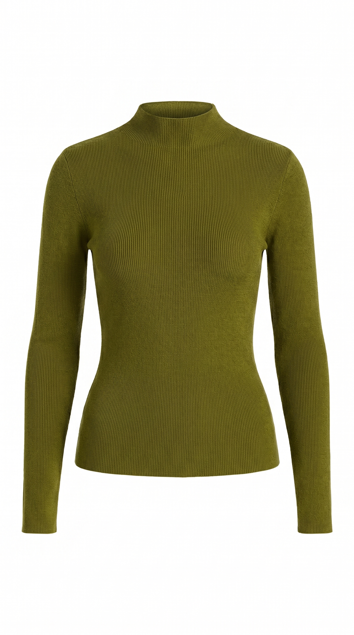 Lorna | Ribbed Wool Knit Top for Women