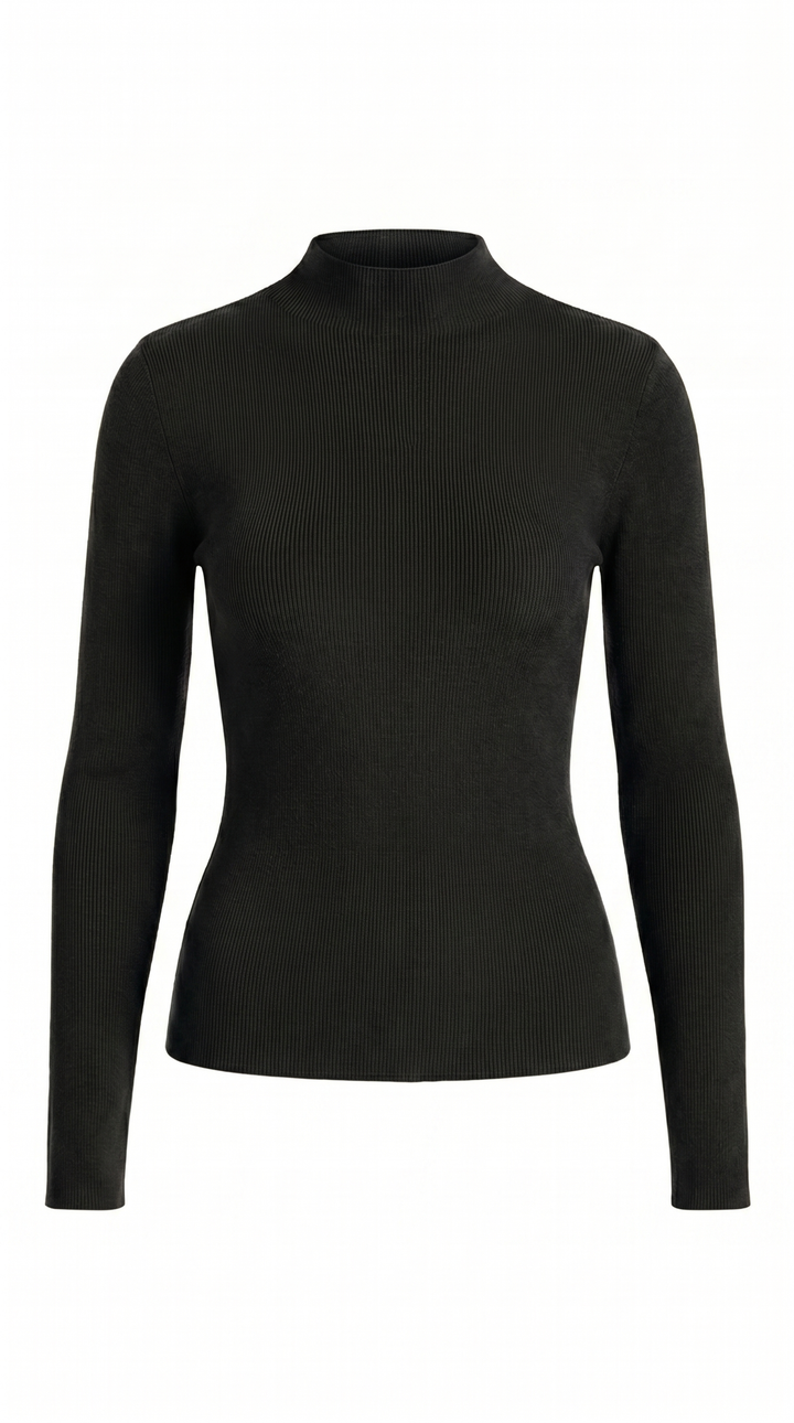Lorna | Ribbed Wool Knit Top for Women