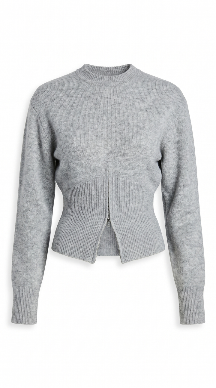 Rosalie | Half-Zip High Neck Sweater for Women
