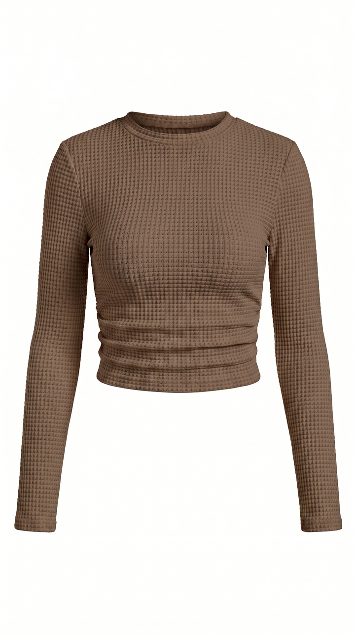 Jolene | Crew Neck Knit Top for Women