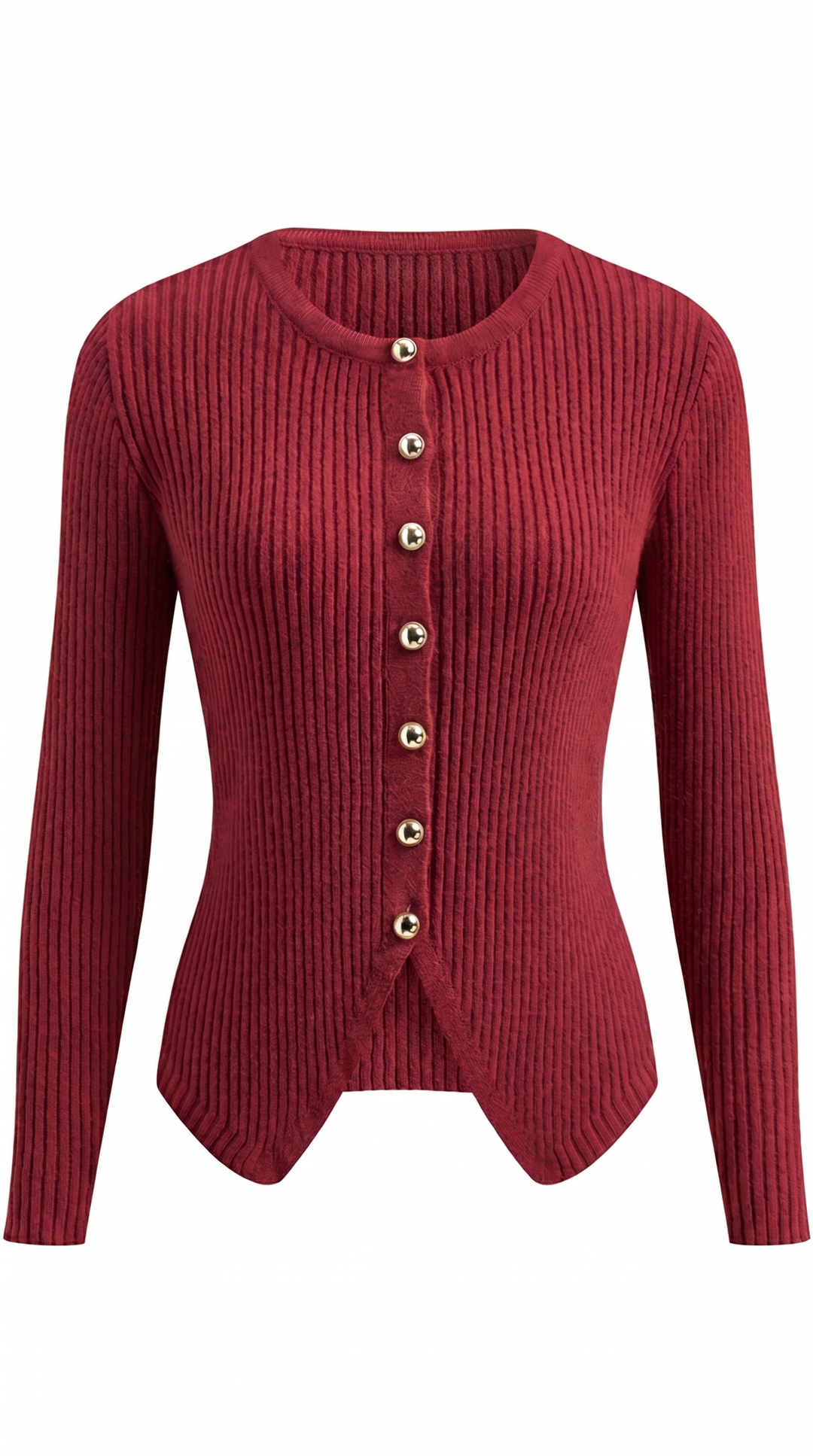 Leona | V-Neck Button-Front Cardigan for Women