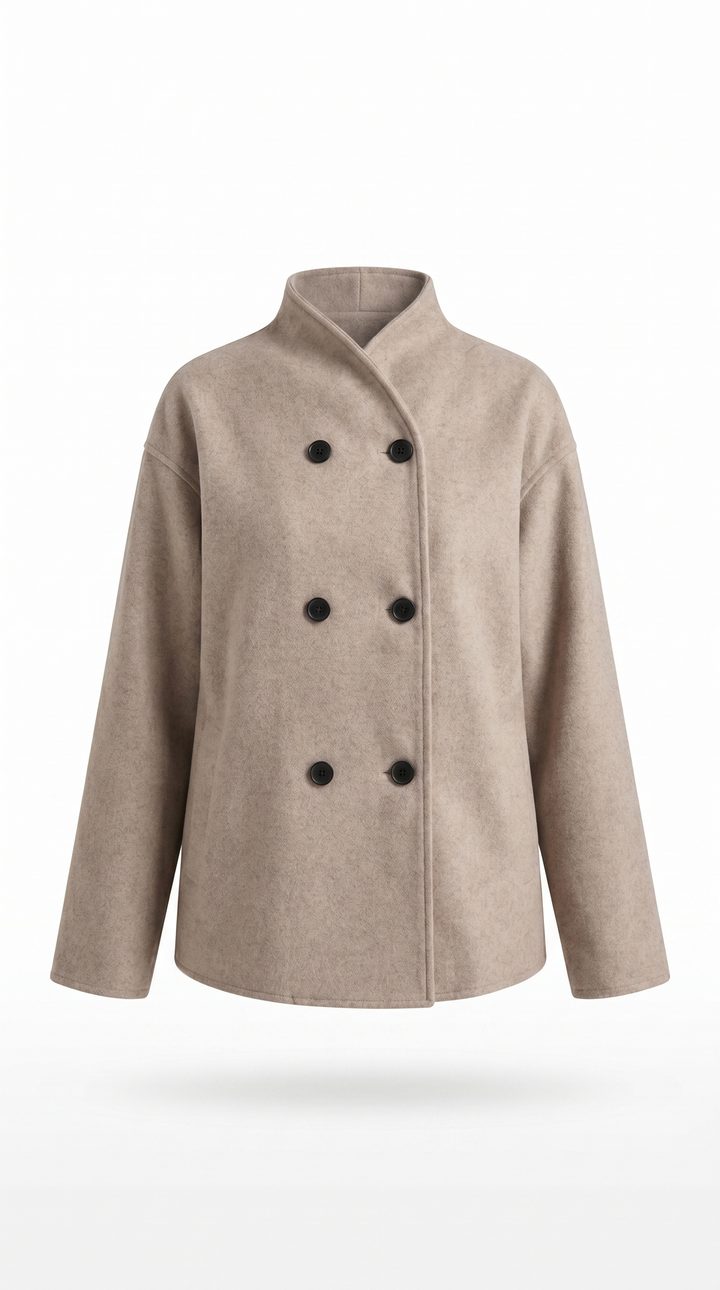 Jacqueline | Oversized Button-Front Utility Jacket for Women