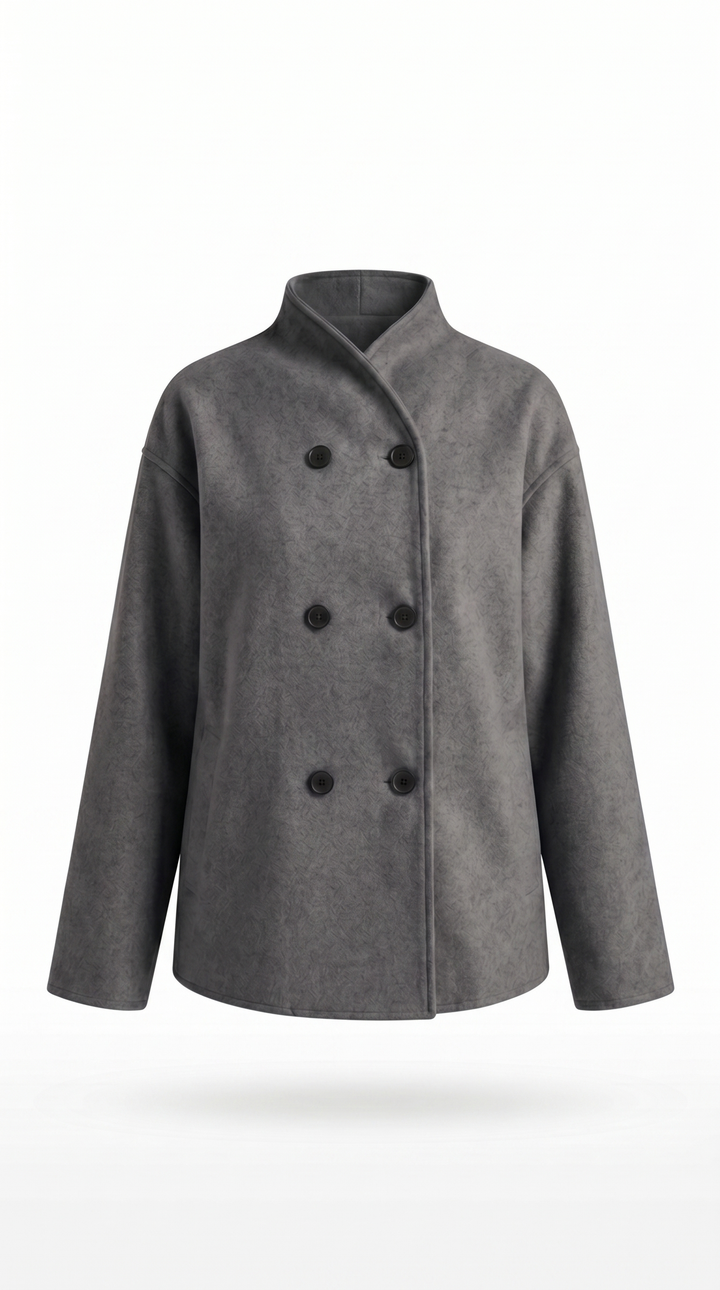 Jacqueline | Oversized Button-Front Utility Jacket for Women
