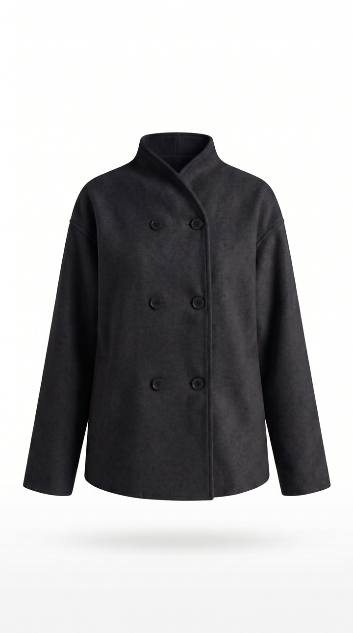Jacqueline | Oversized Button-Front Utility Jacket for Women