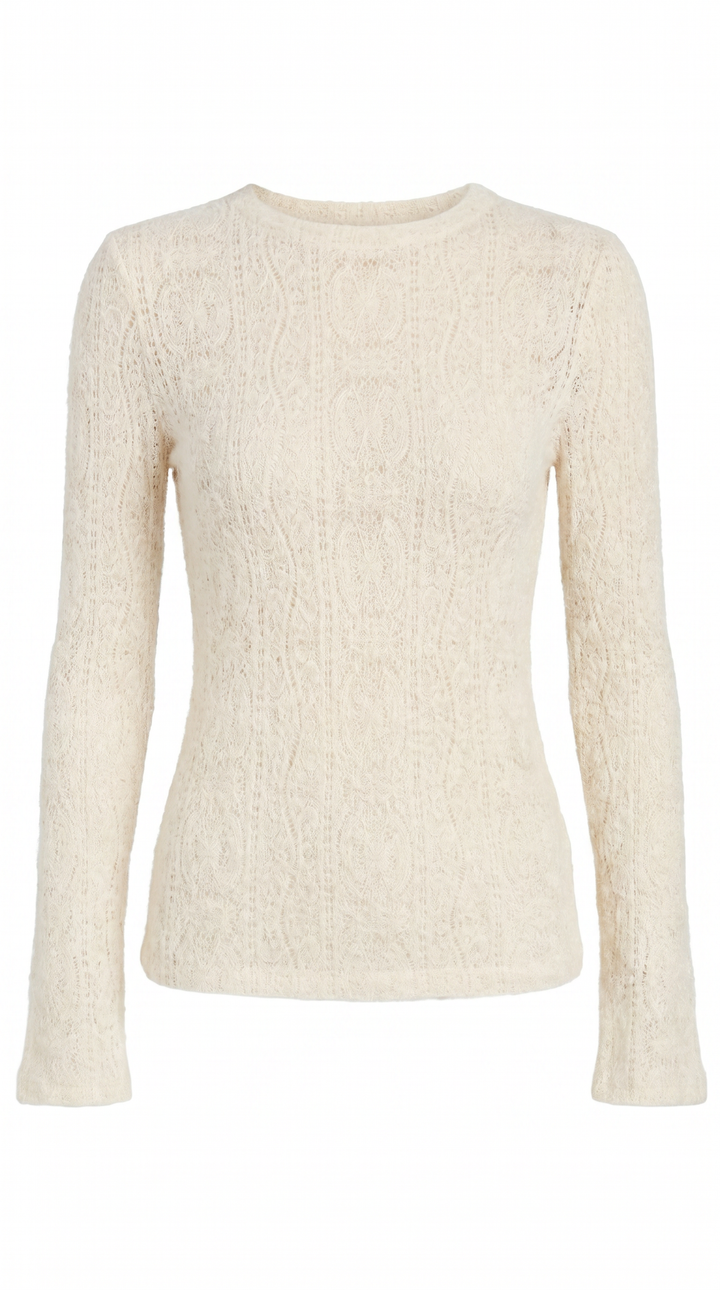 Denise | Crew Neck Floral Sweater for Women