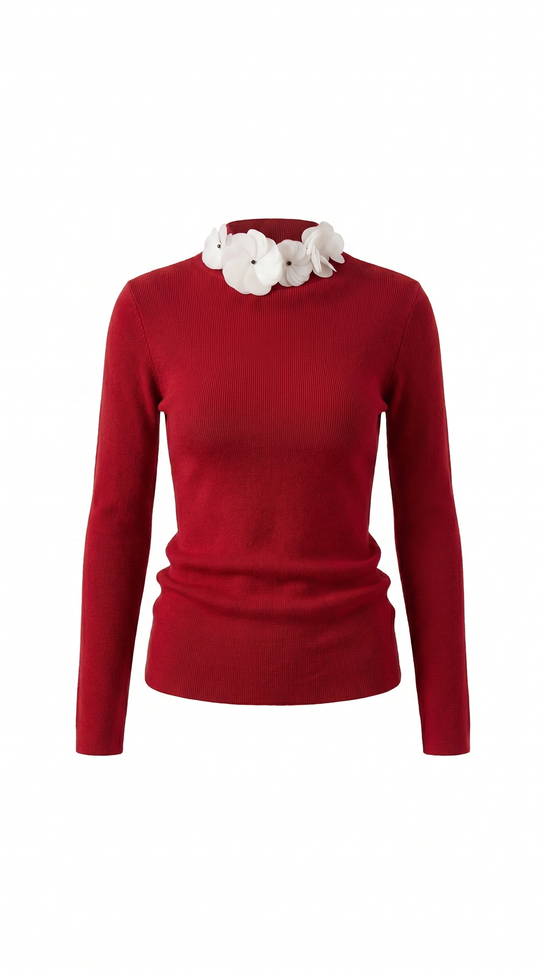 Samantha | Crew Neck Knit Top for Women