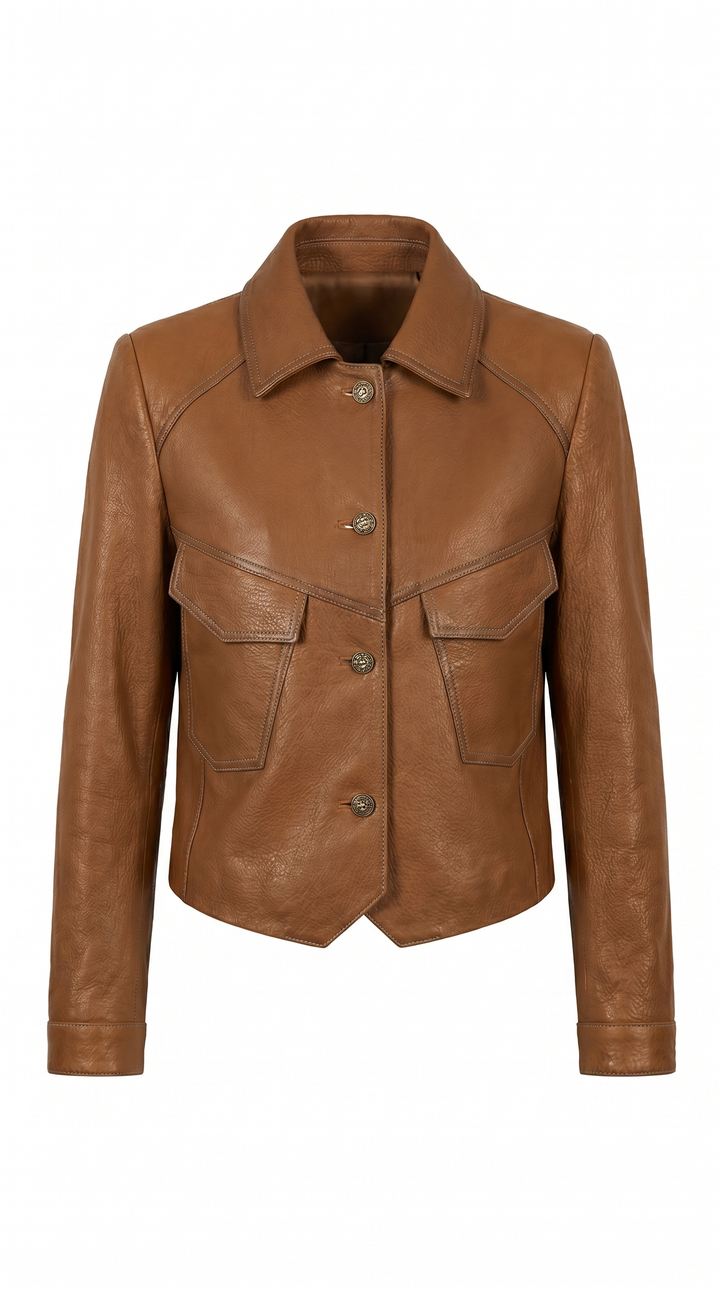 Courtney | Faux Leather Jacket for Women