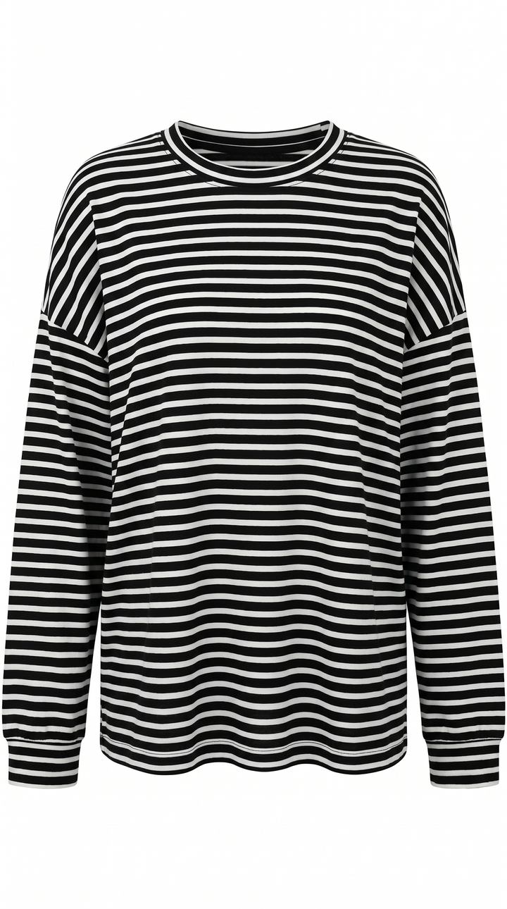 Christina | Striped Button-Up Shirt for Women