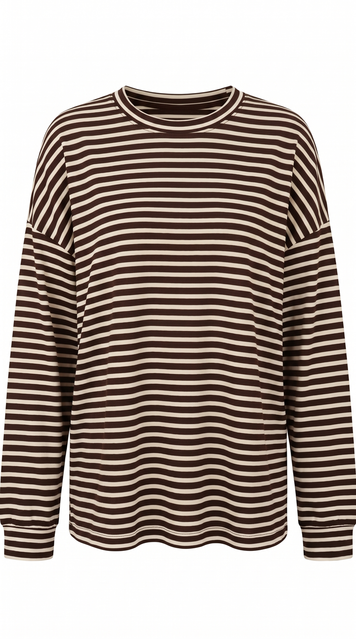 Christina | Striped Button-Up Shirt for Women