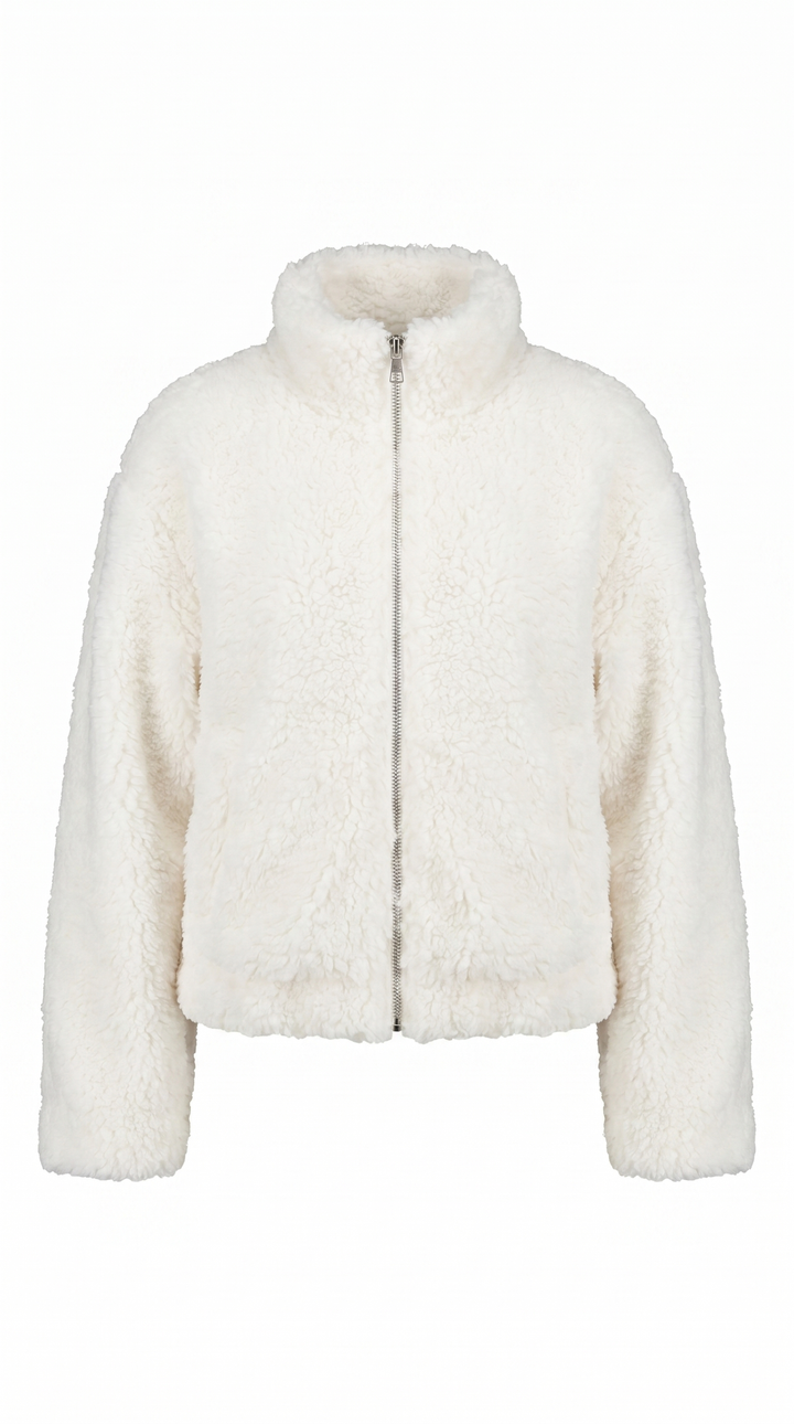 Blythe | Cropped Sherpa Jacket for Women