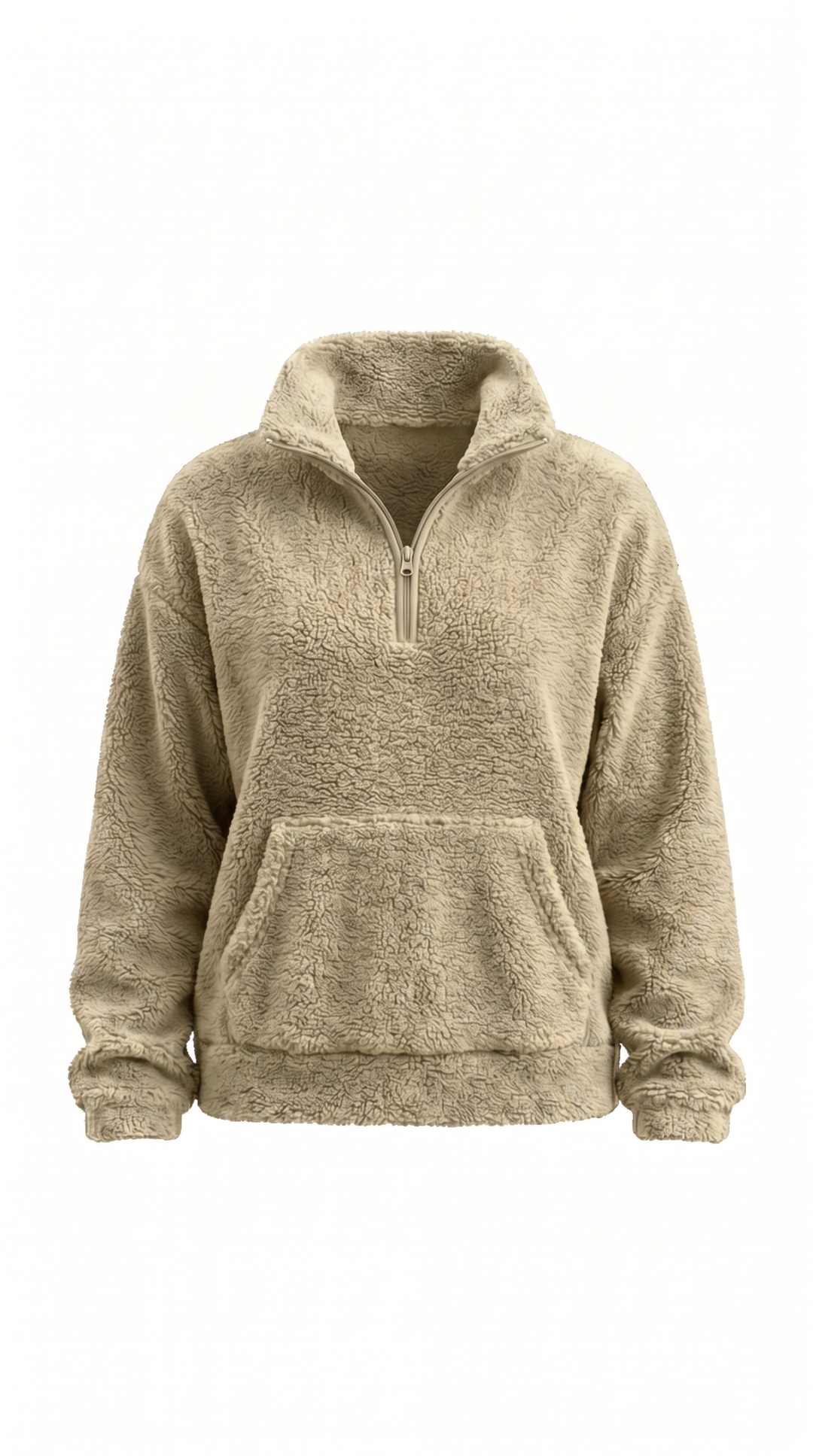 Cara | Half-Zip Fluffy Sweater for Women