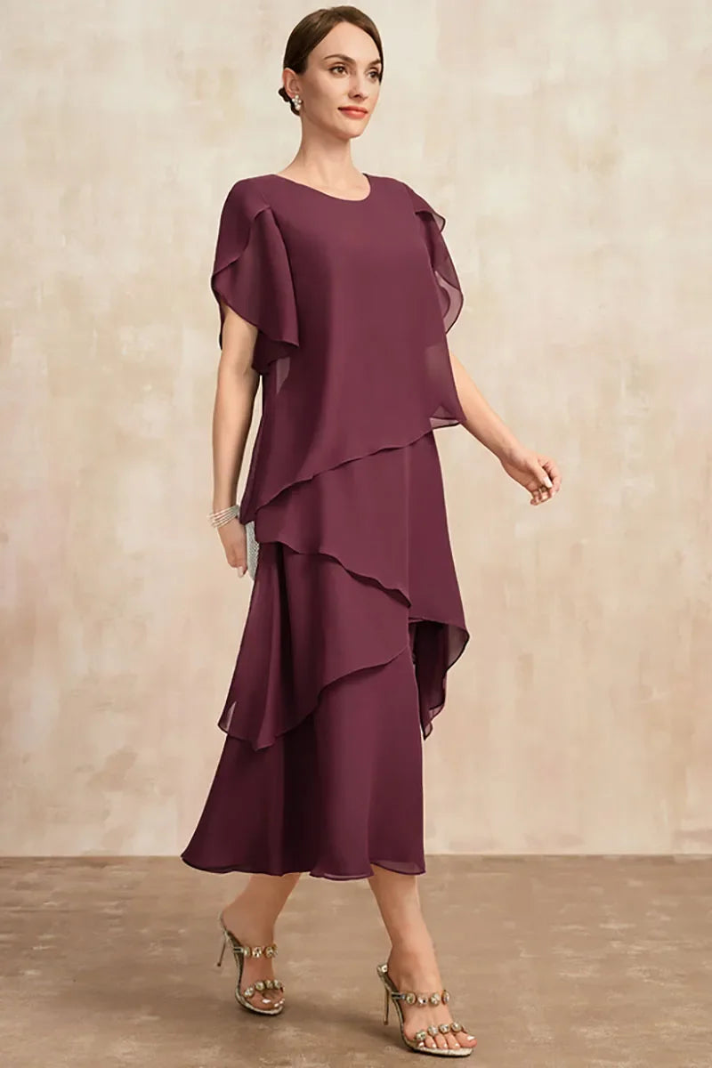Classic Chiffon Dress – White Dress