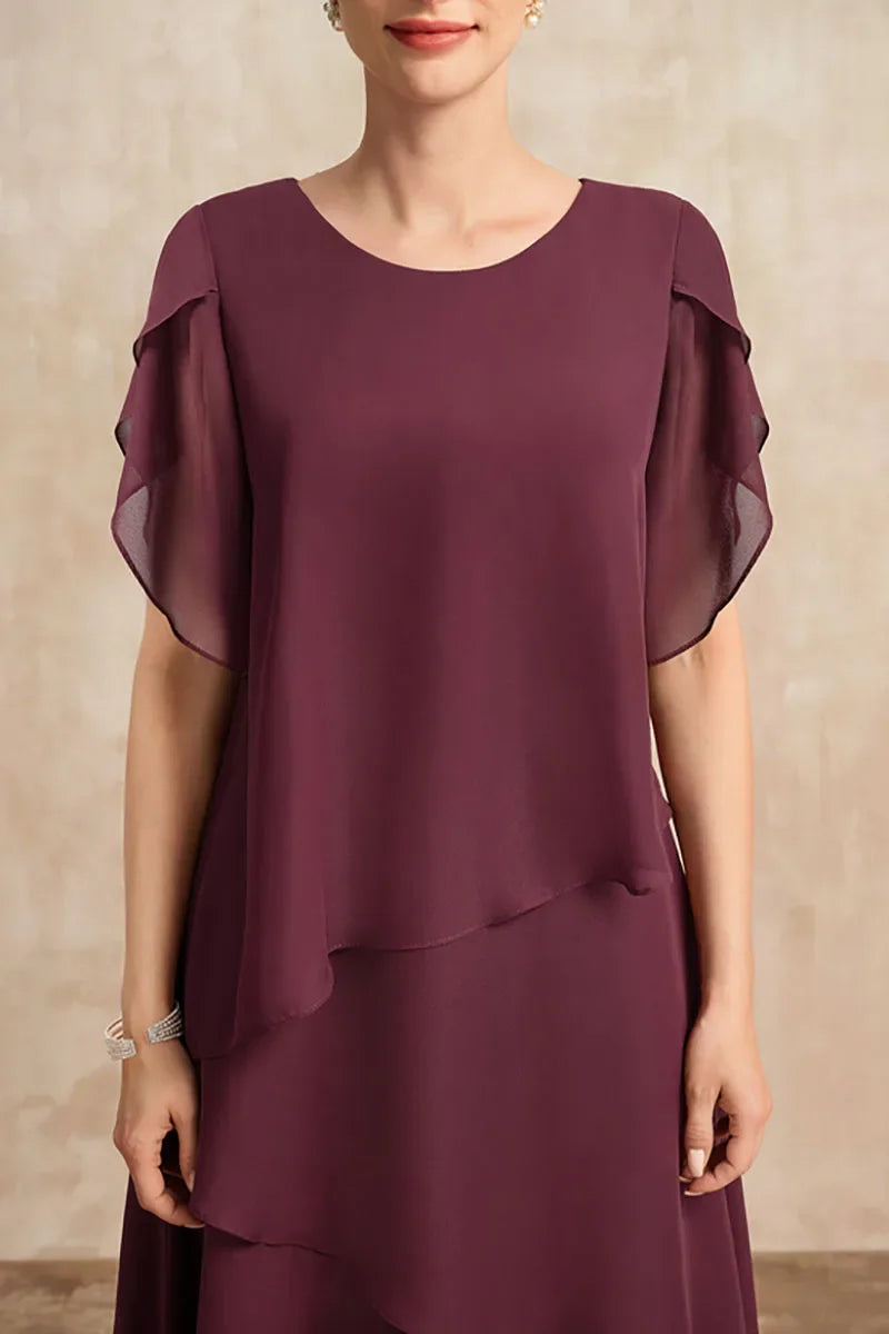 Classic Chiffon Dress – White Dress