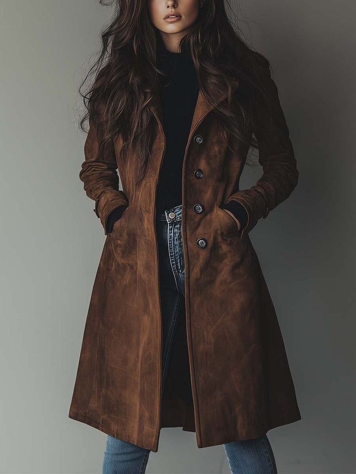 Emma | Brown Trench Coat for Women
