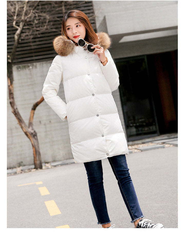 Beatrice | Long Hooded Puffer Jacket for Women