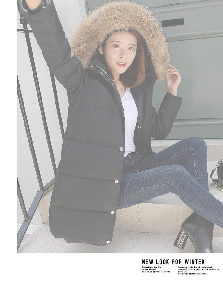 Beatrice | Long Hooded Puffer Jacket for Women