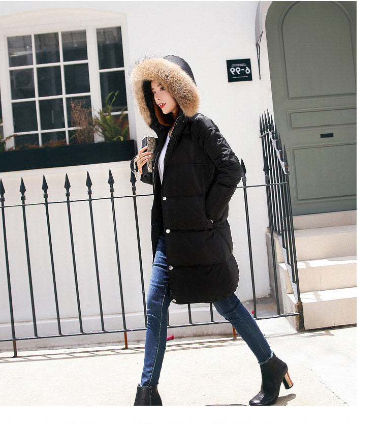 Beatrice | Long Hooded Puffer Jacket for Women