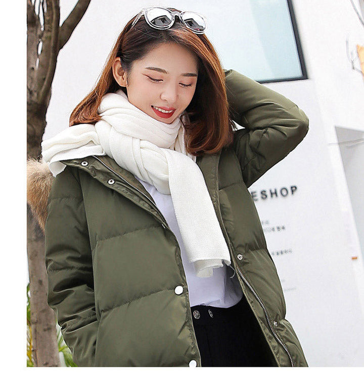 Beatrice | Long Hooded Puffer Jacket for Women
