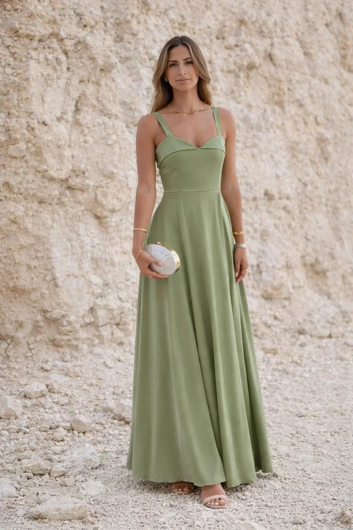 Sage Green Wedding Guest Occasion Dress