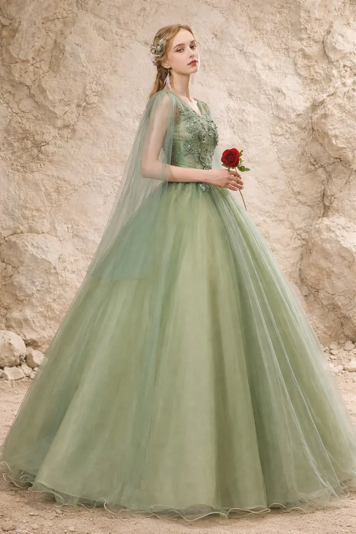 Sage Green Tulle Wedding Guest Dress