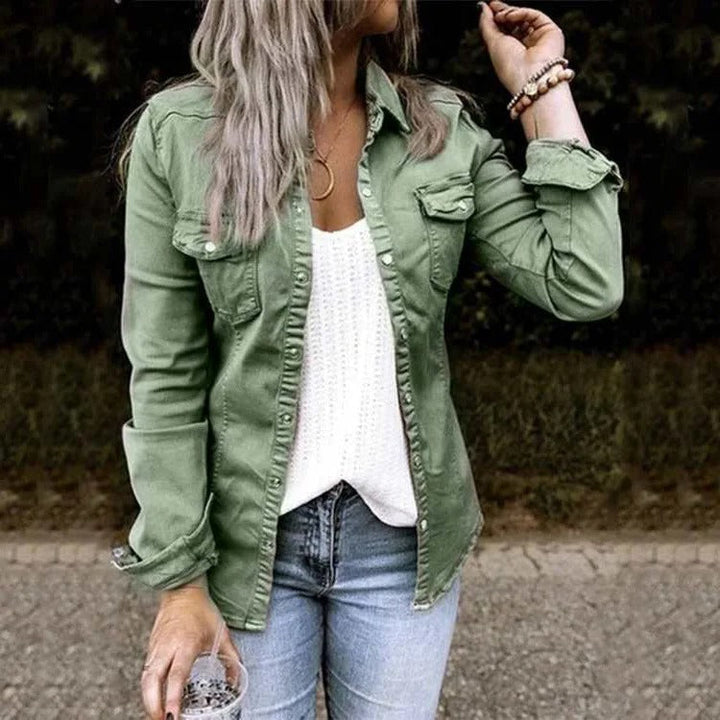 Grace | Relaxed Denim Shirt Jacket for Women