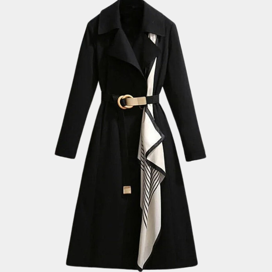Imogen | Long Belted Trench Coat for Women