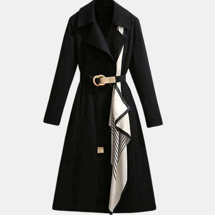 Imogen | Long Belted Trench Coat for Women