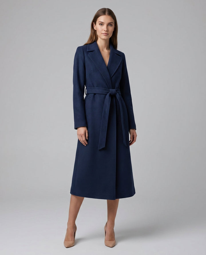 Lola | Long Belted Trench Coat for Women