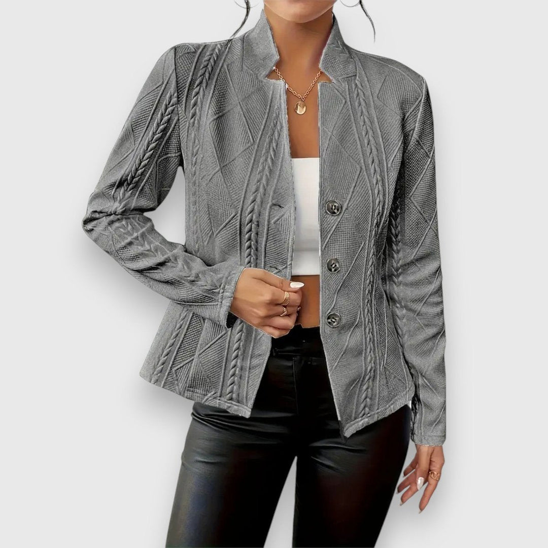 Maya | Long Slim-Fit Knit Cardigan for Women