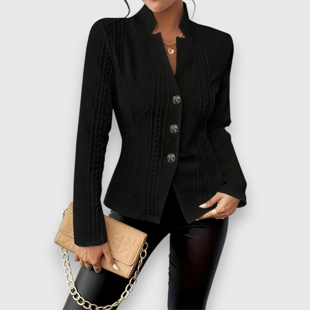 Maya | Long Slim-Fit Knit Cardigan for Women