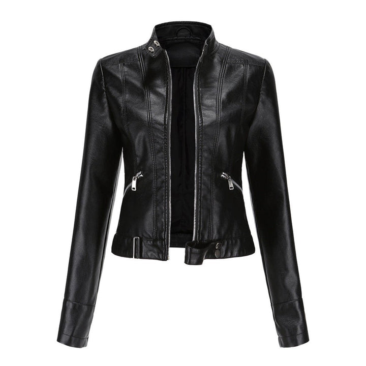 Iris | Faux Leather Moto Jacket for Women