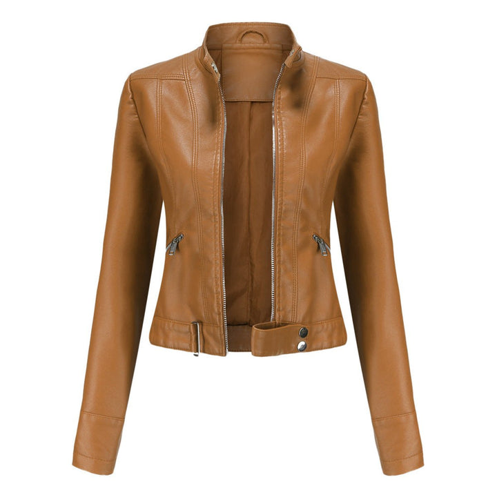 Iris | Faux Leather Moto Jacket for Women