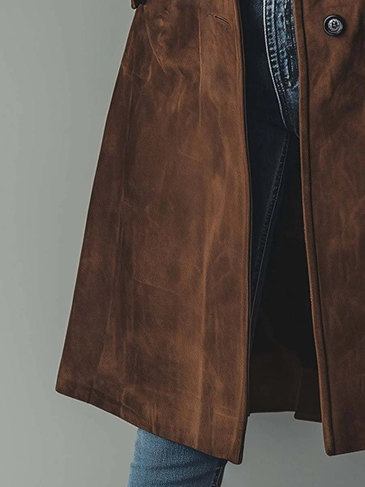 Georgia | Double-Breasted Trench Coat for Women