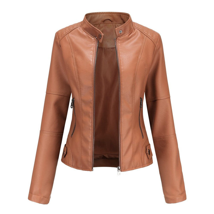 Elsie | Faux Leather Moto Jacket for Women