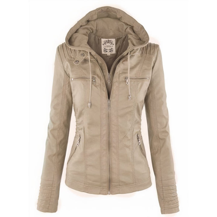 Cora | Faux Leather Moto Jacket for Women