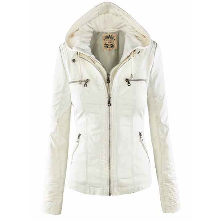 Cora | Faux Leather Moto Jacket for Women