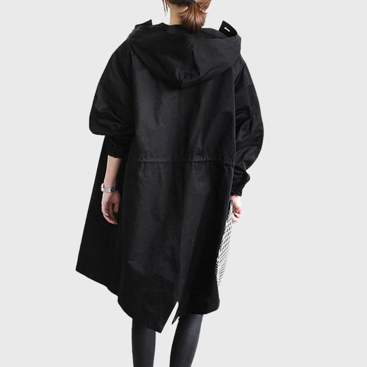 Amber | Long Hooded Trench Coat for Women