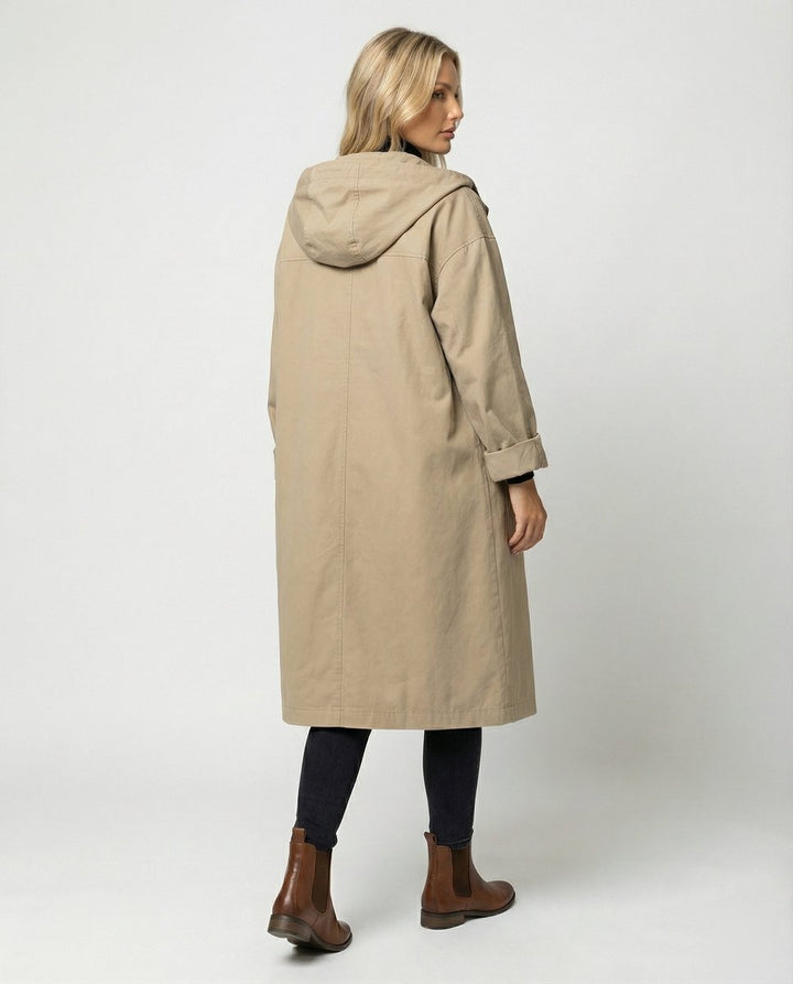 Esme | Longline Long Trench Coat for Women