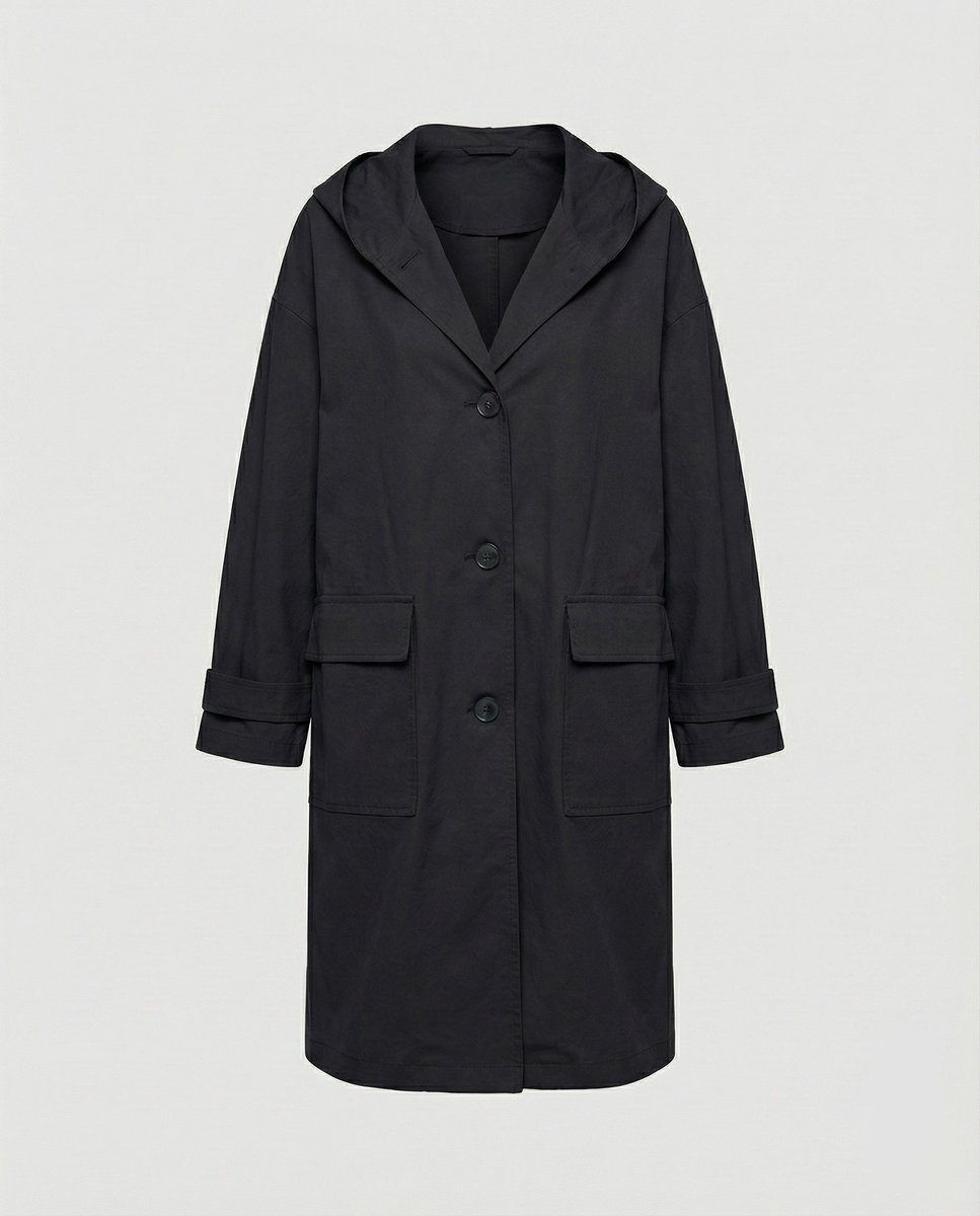 Esme | Longline Long Trench Coat for Women