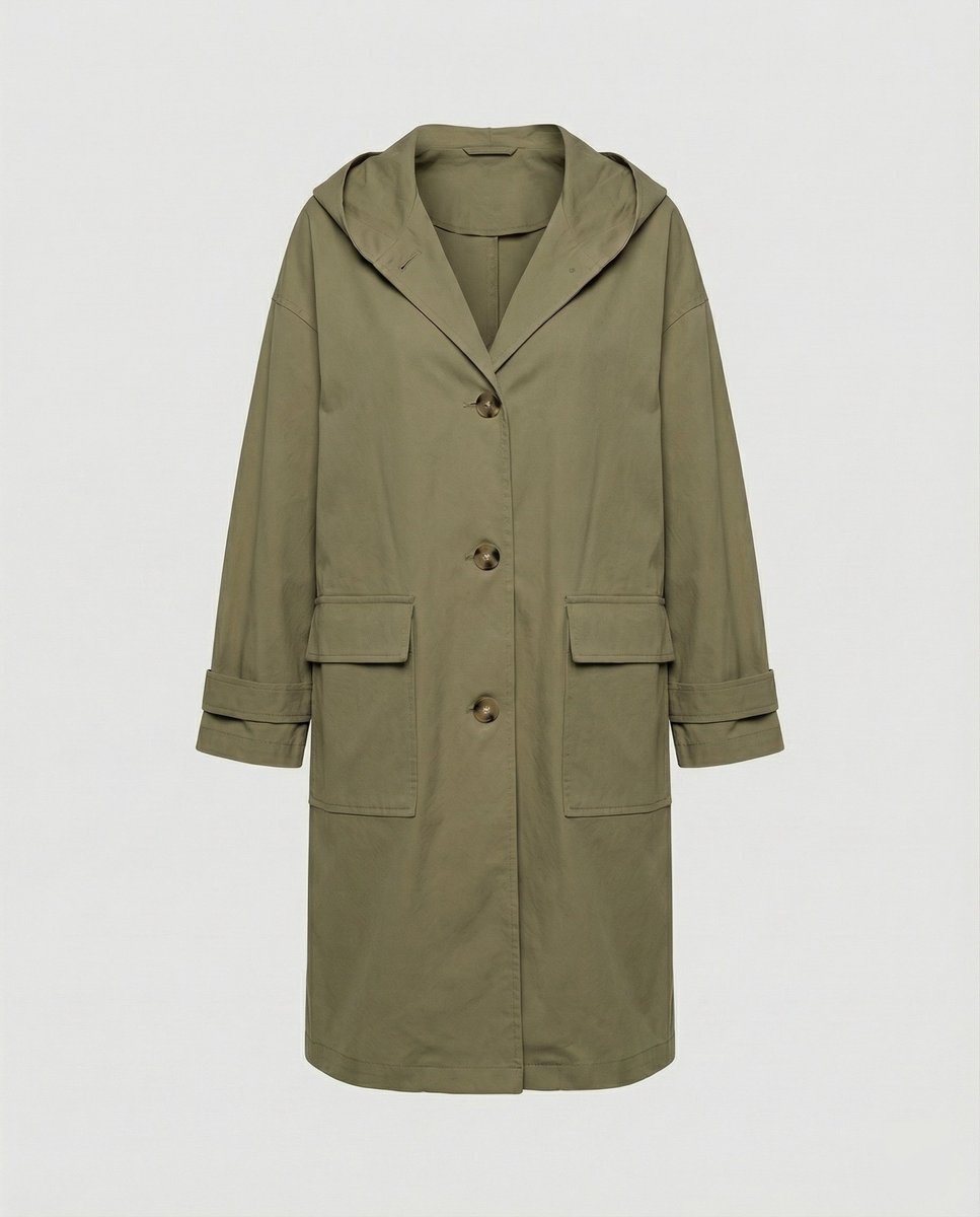 Esme | Longline Long Trench Coat for Women