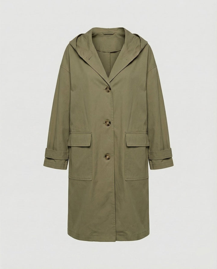 Esme | Longline Long Trench Coat for Women