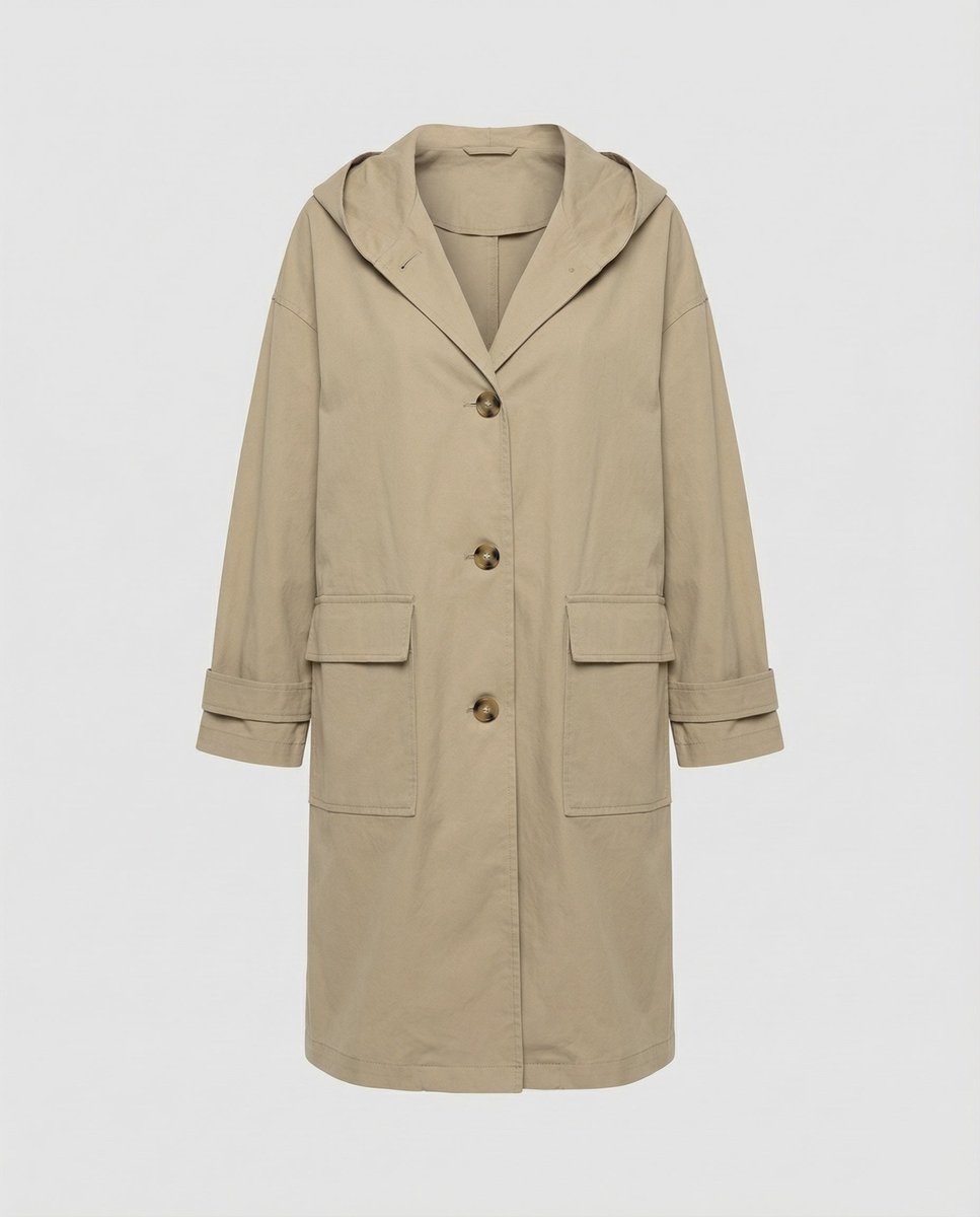 Esme | Longline Long Trench Coat for Women
