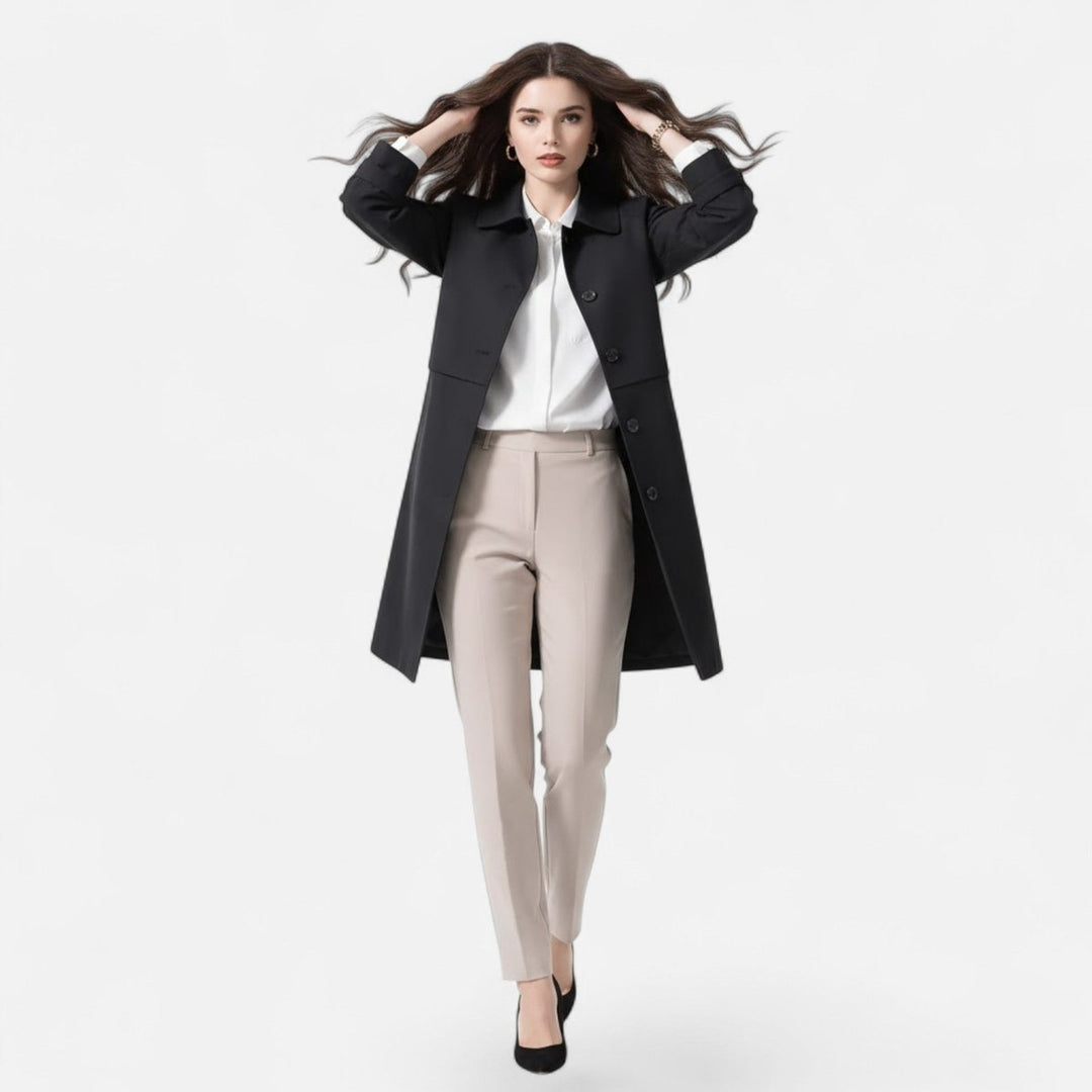 Phoebe | Double-Breasted Trench Coat for Women