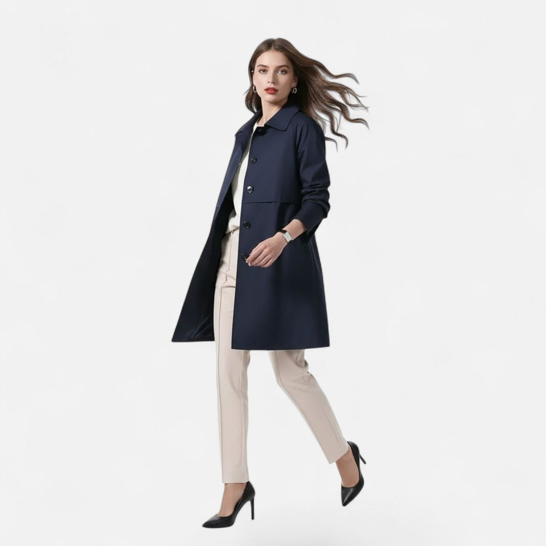 Phoebe | Double-Breasted Trench Coat for Women